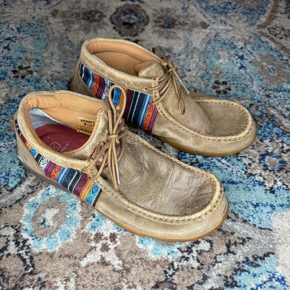 TWISTED X WOMEN'S BOMBER CHUKKA DRIVING MOCS - Picture 1 of 7